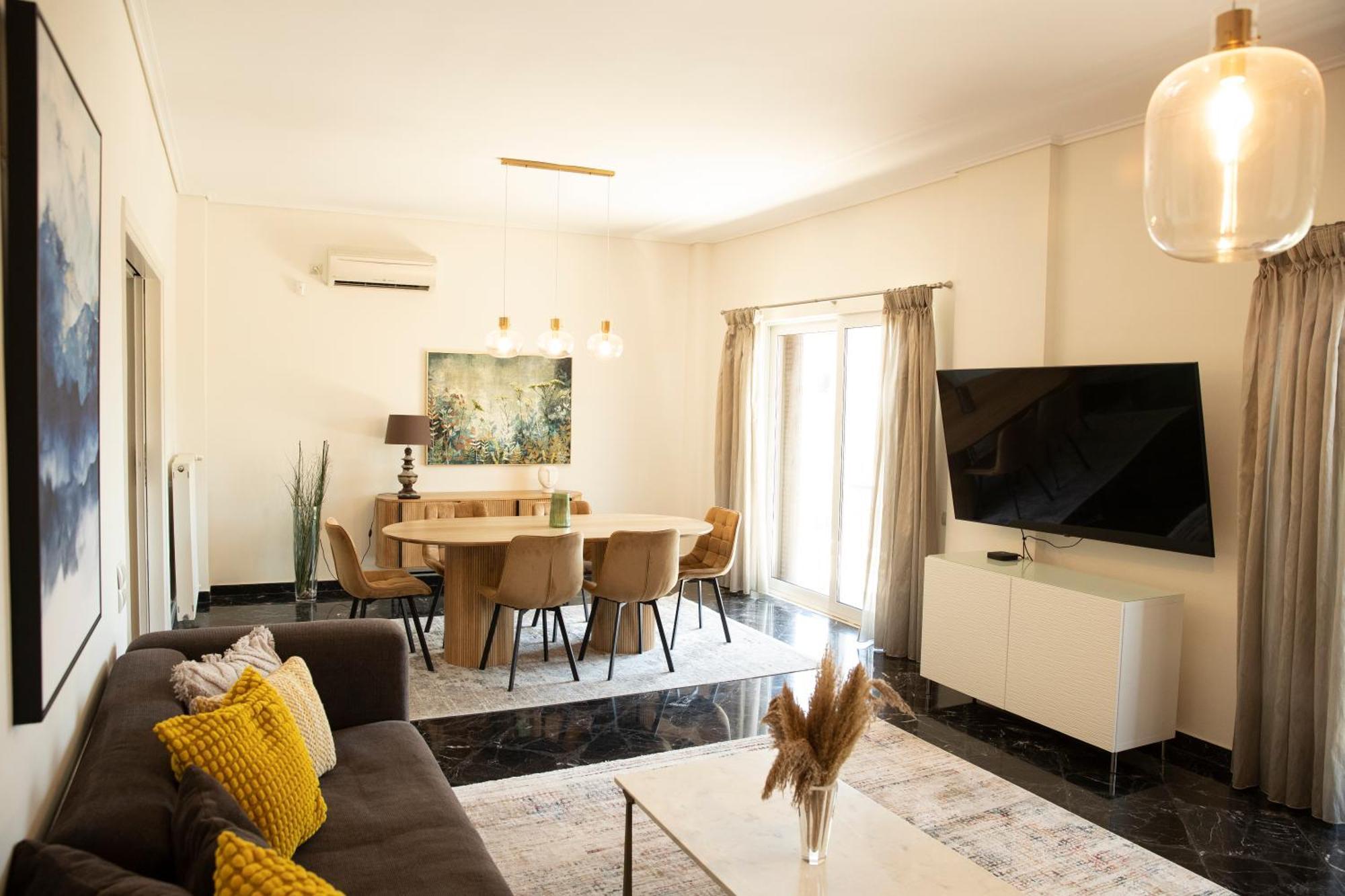 Spacious Glyfada Golf 4Br -Near Beach + Shops Athena Bagian luar foto