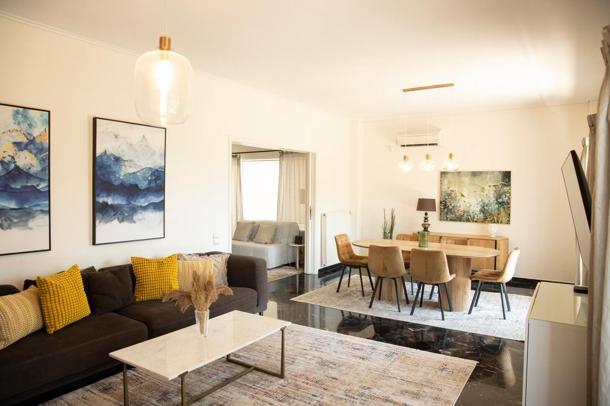 Spacious Glyfada Golf 4Br -Near Beach + Shops Athena Bagian luar foto