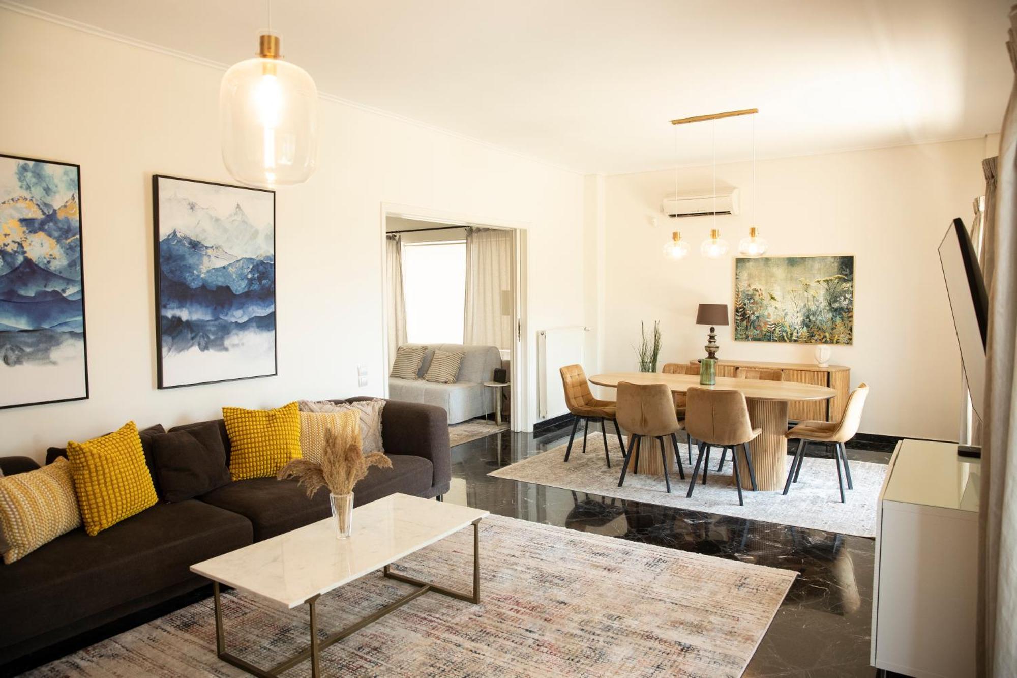 Spacious Glyfada Golf 4Br -Near Beach + Shops Athena Bagian luar foto